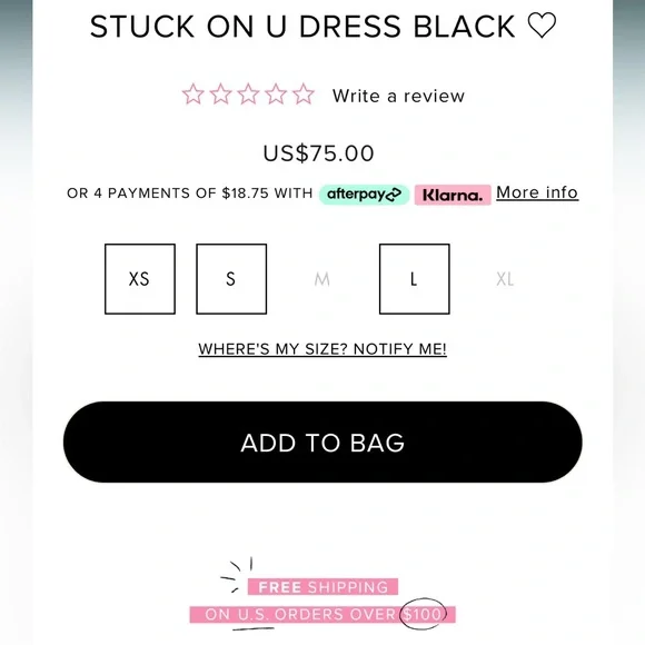 Stuck On U Dress Black - Picture 9 of 15